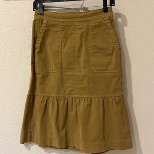 Jcrew khaki skirt